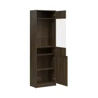 Vitrina Nepo Plus 60 cm con 2 puertas roble noble