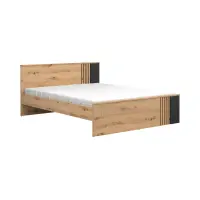 Cama Vabres 160x200 roble artisan lamas