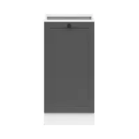 Mueble de cocina bajo Junona Line 50 cm izquierdo grafito