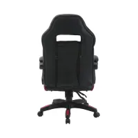 Silla gaming Riku con reposapiés extensible negro