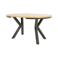 Mesa extensible Eland 100/150/200x100 chapa de roble natural