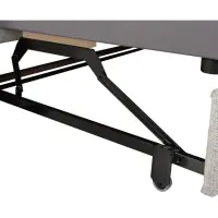 Sofá rinconera derecho Aguda convertible con arcón beige