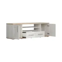 Mueble TV Romance 152 cm con 2 puertas y 2 cajones alerce sibiu claro