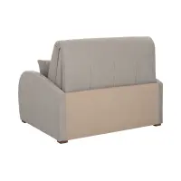 Sofá cama de dos plazas Poli con arcón beige