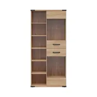 Vitrina Lara 90 cm con 2 puertas fresno belarus