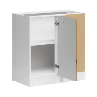 Armario de cocina inferior de esquina Junona Line derecha roble delano claro para rincón 100x60 cm