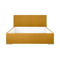 Cama tapizada Cosala III 160x200 amarilla