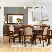 Cómoda de esquina Kent 60 cm con puertas y cajón castaño