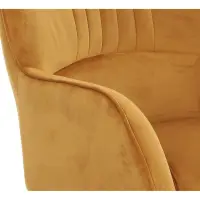 Sillón orejero Samon amarillo