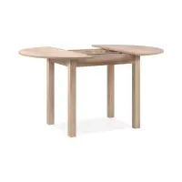 Mesa redonda extensible Coburg 100-140/x76 roble sonoma