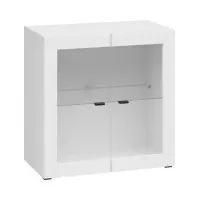 Vitrina System 64 de 2 puertas blanca