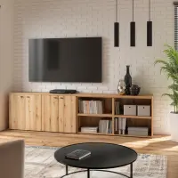 Armario System 64 con 2 puertas roble coast evoke