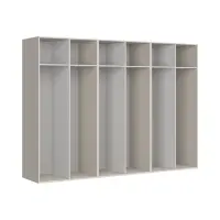 Armario de seis puertas Flex 300 cm cachemir