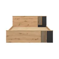 Cama Vabres 160x200 roble artisan lamas