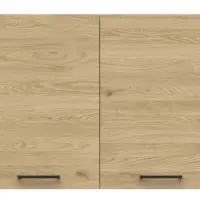 Armario de cocina superior Junona Line 80 cm con 2 puertas roble bernstein