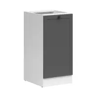 Mueble de cocina bajo Junona Line 50 cm izquierdo grafito