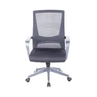 Sillón giratorio Ozi gris