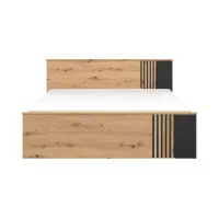 Cama Vabres 160x200 roble artisan lamas