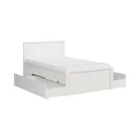 Cama Kaspian T 120x200 blanca