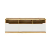 Mueble RTV Nuis 135 cm con 3 cajones roble wotan