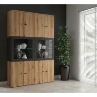 Armario System 64 con 2 puertas roble coast evoke