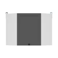 Armario de cocina superior Junona Line 60 cm de esquina izquierda/derecha grafito