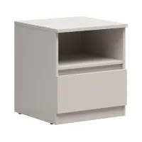 Mesita de noche Tetrix 45 cm con cajón cachemira