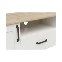 Тумба RTV Loksa 160 см с 2 дверцами и ящиком сосна андерсен белая