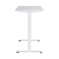 Геймерский стол Emil 2 с электрической регулировкой 120 см белый