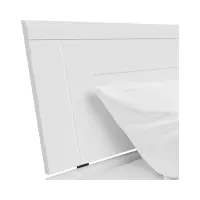 Cama Saturn 180x200 con 3 cajones blanca