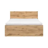 Cama Zele 140x200 roble wotan