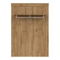 Perchero de pared para recibidor Holten 93x132 cm roble waterford