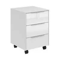 Cajonera de oficina Nevada 40 cm con 3 cajones blanca