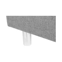 Cama tapizada Mala gris 160x200