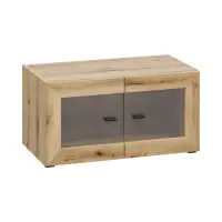 Vitrina System 64 con 2 puertas roble coast evoke