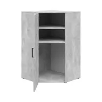 Estantería de esquina MultiDo 71,5x71,5 cm con puertas atelier claro