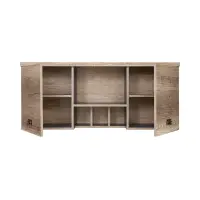 Armario colgante Malcolm 120 cm con puertas roble canyon monument