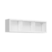 Armario de pared Kaspian 143 cm abierto blanco
