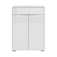 Комод Nevada 81 см с 2 дверцами и ящиком белый