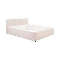 Cama tapizada Nedin 160x200 beige