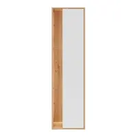 Estantería Gap 52 cm con puertas y 3 estantes roble artisan/blanco