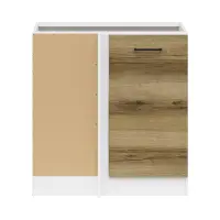 Armario de cocina bajo de rincón Junona Line izquierdo sin encimera roble delano claro 100x60 cm