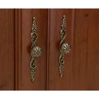 Armario de dos puertas Kent 110 cm con cajón castaño