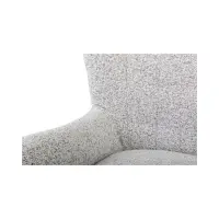 Sillón orejero Casey trenzado beige