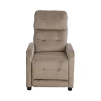 Sillón tradicional Monti con función relax beige