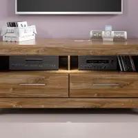 Тумба RTV Gent 138 см з 2 шухлядами і полицею дуб стірлінг