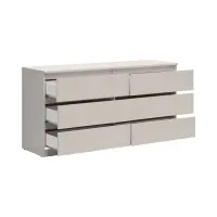 Cómoda Tetrix 150 cm con 6 cajones cachemira