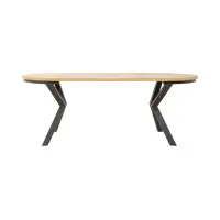 Mesa extensible Eland 100/150/200x100 roble artisan