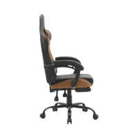 Silla gaming G-Turbo con cojines negro-marrón