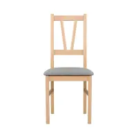 Silla tapizada Filo gris